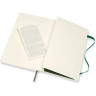 Блокнот MOLESKINE Classic Soft Large, пунктир, зелёный QP619K15